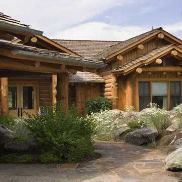 Rustic Elegance - Log Siding & Timber Home