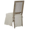 Side Chair LOUIS Limed Gray Natural Cane Linen Oak