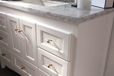 Inspiration for a cottage bathroom remodel in San Luis Obispo