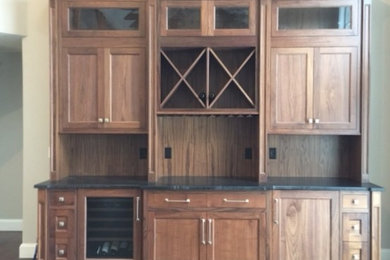 Inspiration for a transitional wine cellar remodel in New York