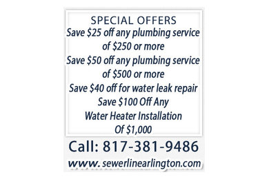 Sewer Line Arlington