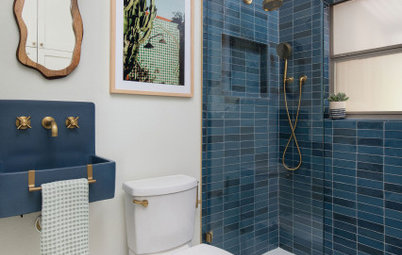 Bathroom of the Week: Eclectic Modern Style for a Texas Bungalow