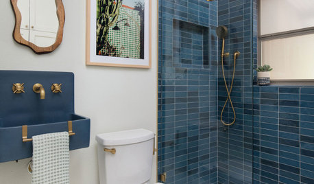 Bathroom of the Week: Eclectic Modern Style for a Texas Bungalow