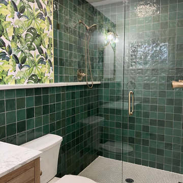 Colorful Bathroom Creation