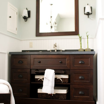 Mahogany Makeup Desk