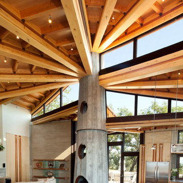 Custom Doors in Unique Executive Home