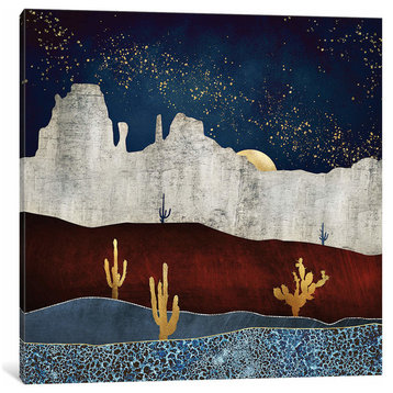 Moonlit Desert by SpaceFrog Designs Canvas Print, 37"x37"x1.5"