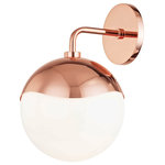 Mitzi by Hudson Valley Lighting - Ella 1-Light Wall Sconce, Polished Copper Finish - We get it. Everyone deserves to enjoy the benefits of good design in their home, and now everyone can. Meet Mitzi. Inspired by the founder of Hudson Valley Lighting's grandmother, a painter and master antique-finder, Mitzi mixes classic with contemporary, sacrificing no quality along the way. Designed with thoughtful simplicity, each fixture embodies form and function in perfect harmony. Less clutter and more creativity, Mitzi is attainable high design.