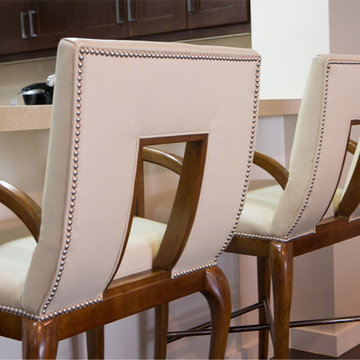 Contemporary Pasadena Condo Bar Stools