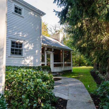 Outdoor area, Screened-in Patio, and a Luxurious Balcony in Riverside, CT