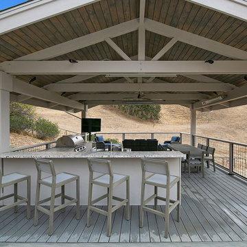 Poolside Outdoor Living Space in Danville, CA