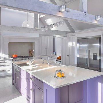 Bespoke Kitchen with Beautiful Beams | Knutsford Barn Conversion