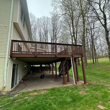 Pressure-Treated Wood Deck