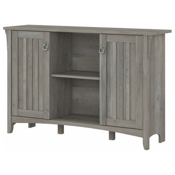 Bush Furniture Salinas Accent Storage Cabinet With Doors, Driftwood Gray