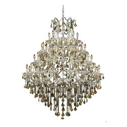 Elegant Lighting - Elegant Lighting 2800G46C-GT/SS Chandelier Maria Theresa - Chandeliers
