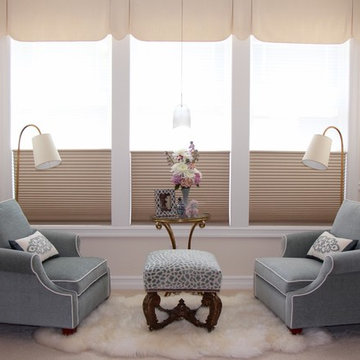 Tranquil transitional Master bedroom