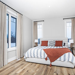 Drapery in this Guest Bedroom: Modern Farmhouse - Curtains