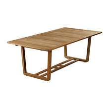 Teak outdoor dining tables