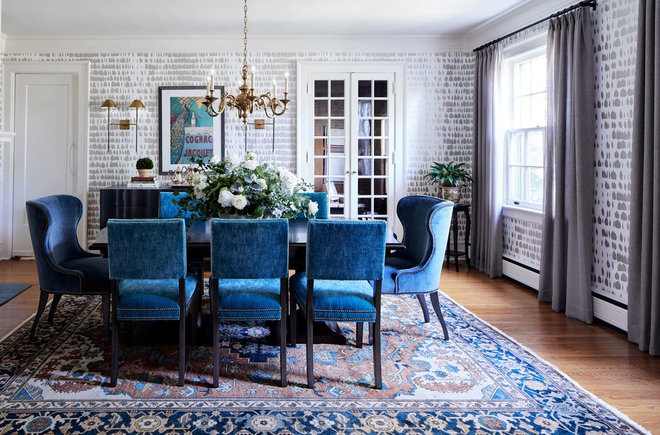 Transitional Dining Room by House of Funk