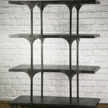 Modern Industrial Retail Fixture, Modern Shelving Unit, Vintage Retail Display