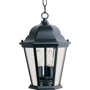 Westlake Cast 3-Light Outdoor Hanging Lantern, Black
