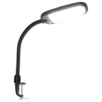 Clamp-On LED Bright Reader Natural Daylight Full Spectrum Desk Lamp--Perfect Sit