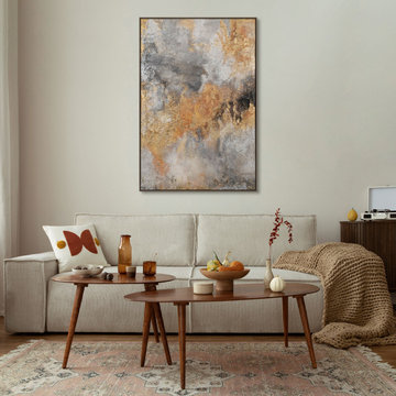 Expressive acrylic art for modern interiors
