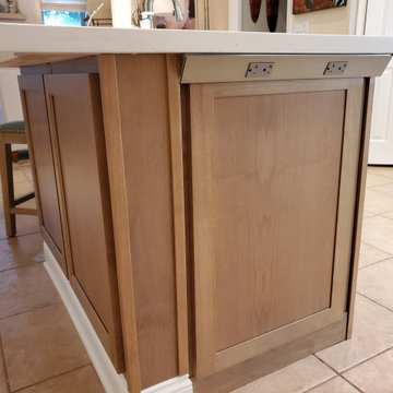 Contemporary Kitchen Remodel Done in Dove White