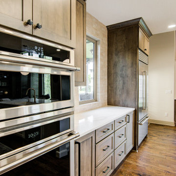 Collected Kitchen Remodel with Custom Seating + Layered Details
