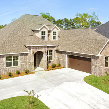 The Allen II Elevation B - Courtyard Entry
