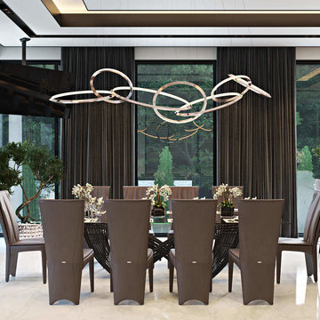 3D Interior Visualization For A Stupendous Kitchen Studio Design
