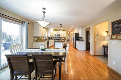 Dining room - modern dining room idea in Other