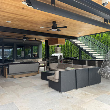 Under-Deck Drainage System on Lake Sammamish