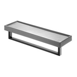 Fantini 7704 Linea 18" Wall-Mount Shelf with Towel Bar - Products