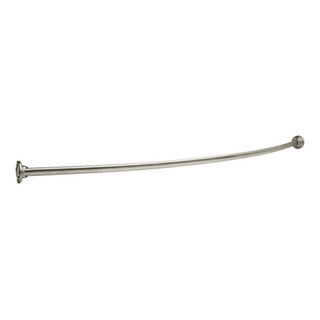 Delta 5' Shower Rod With Bracket - Traditional - Shower Curtain Rods - by  Buildcom | Houzz
