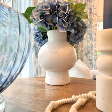 Blue and White Sun Room
