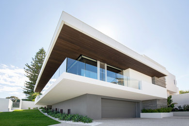 Design ideas for a contemporary home design in Perth.
