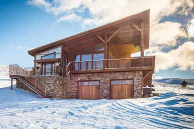Inspiration for a rustic exterior home remodel in Other