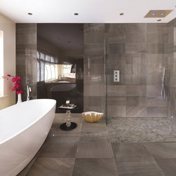 moderno timeless: charcoal 12"x24" - Tile