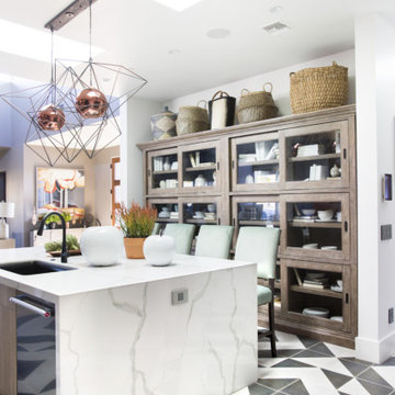 Black and Copper Kitchen