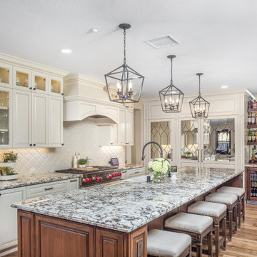 Chula Vista Kitchen, Fireplace, and Staircase Remodel