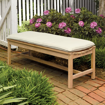 Oxford Backless Bench in Garden