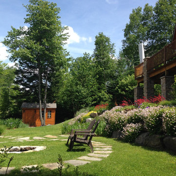 Chalet St-Donat, country house landscape