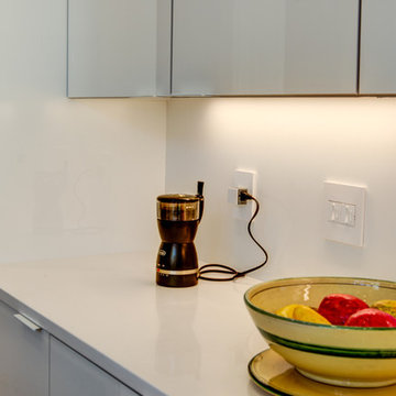 Italian High Gloss Contemporary Kitchen - Gilmans Kitchens and Baths
