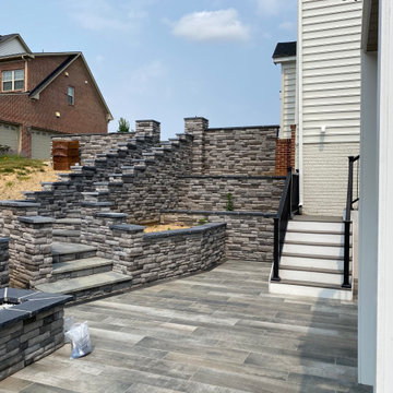Basement, deck and outdoor kitchen in Ellicott City