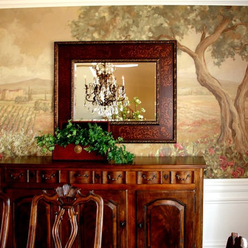 Umbrian Dining Room Mural