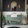 Charlotte 48" Bathroom Vanity, Sage Green, Carrara Marble