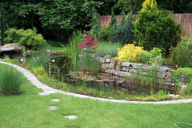 Moderner Garten in Leipzig