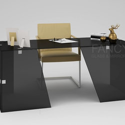 ZEBRA GLASS WORK DESK - Products