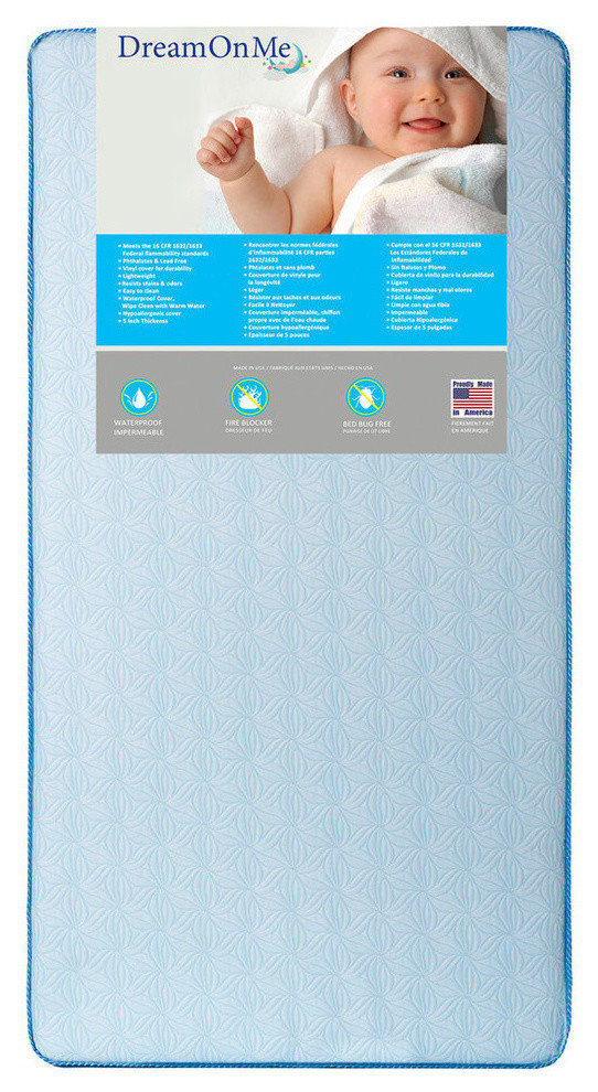 Moonlight Crib and Toddler 130 Coil Mattress
